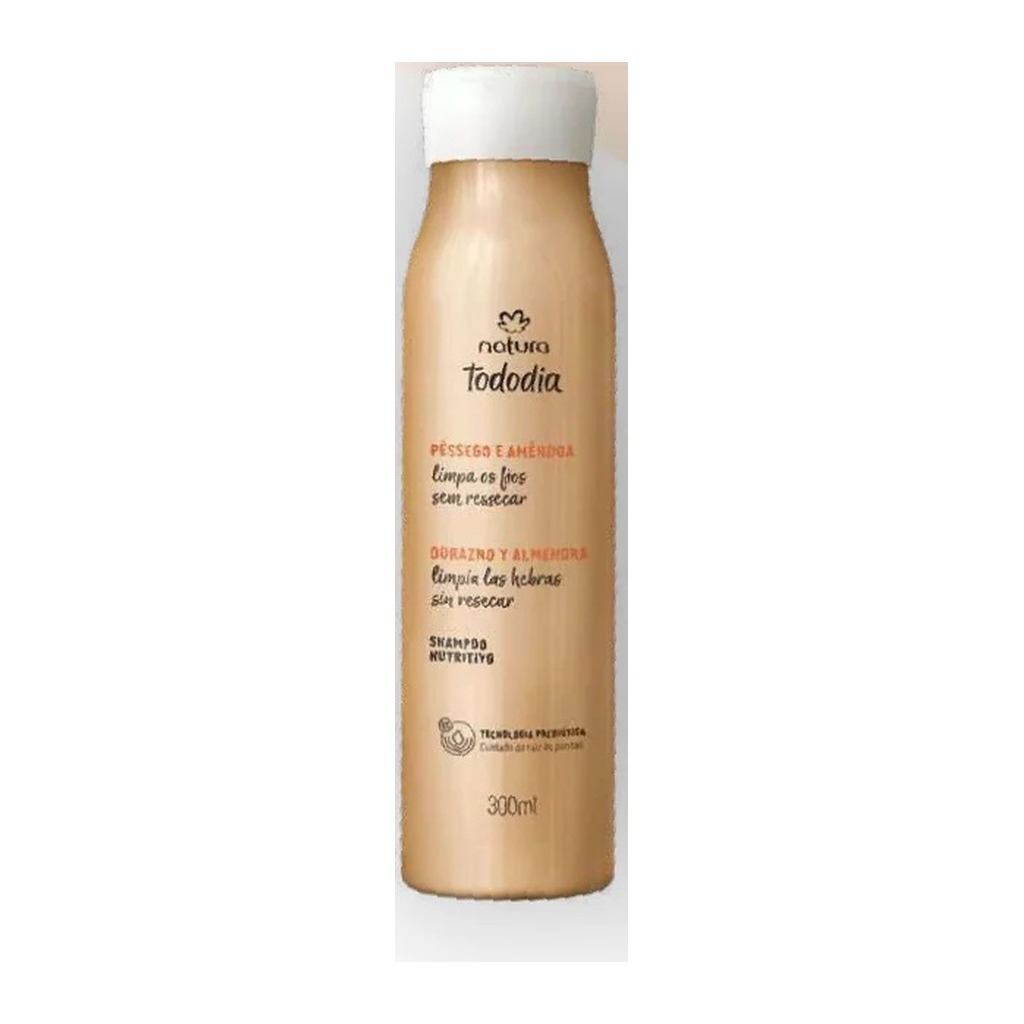 Shampoo nutritivo Tododia Durazno y Almendra 300 ml
